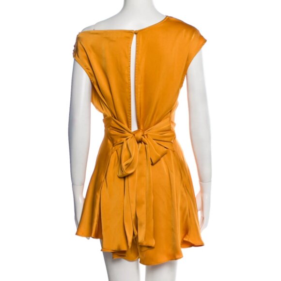 Andrea Iyamah EDAH Gold Romper - M - Picture 4 of 4